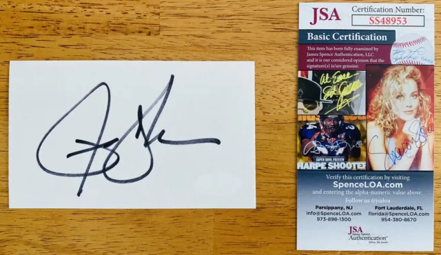 Jerry Doyle Signed Autographed 3x5 Card JSA Certified Babylon 5