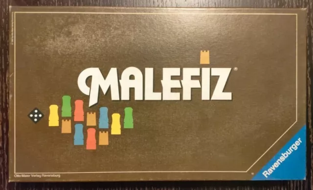 Gioco da Tavolo Ravensburger "MALEFIZ BARRICATA" Perfetto! Come NUOVO! Ed. 1982
