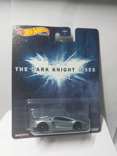 Hot Wheels 1/64 🇲🇫 The Dark Knight Rises -batman- Lamborghini Aventador