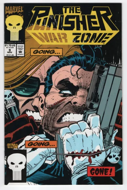 THE PUNISHER WAR ZONE  #9    (MARVEL 1992) VF or BETTER!!!
