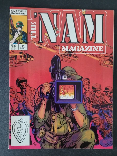 The 'Nam Magazine #2 & 3 (1988) Marvel Comics Bw Classics! Michael Golden Art! 2