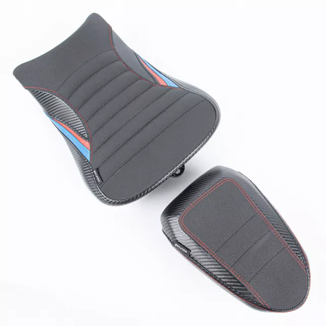 For BMW S 1000 RR 19-2023 Solo Driver Pillion Seat Cowls Cover Cushion Pad Panel