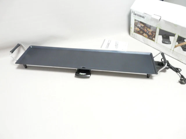Bestron elektrischer Tischgrill XXL Plancha / Teppanyaki Grillplatte Grill 1800W