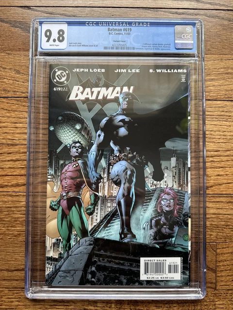 Batman #619~CGC 9.8~Jim Lee~HEROES Gatefold Variant~DC Comics~2003~4222355005