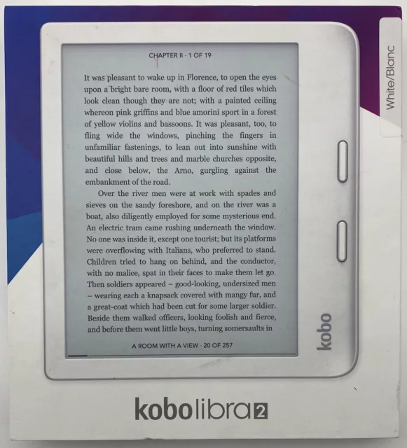 NEW Kobo Libra 2 eBook Reader 7 Display Digital Text Reader 32 GB Flash  Black 681495008421