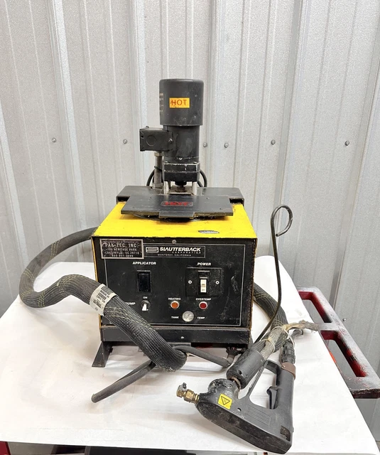 Slautterback LS 10G Hot Melt Adhesive Machine 120V w/ Heated Hose & Gun