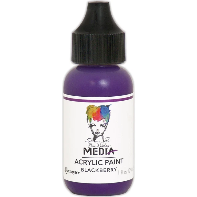 Pintura acrílica multimedia Dina Wakley 1 oz-Blackberry -MDQ-53958