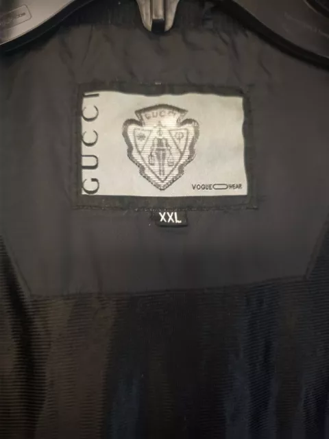GUCCI VINTAGE HOODED puff jacket size XL mens $50.00 - PicClick