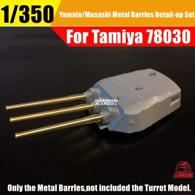 1/350 Japanese Battleship Yamato Metal Detail-up Upgrade Part for Tamiya 78030