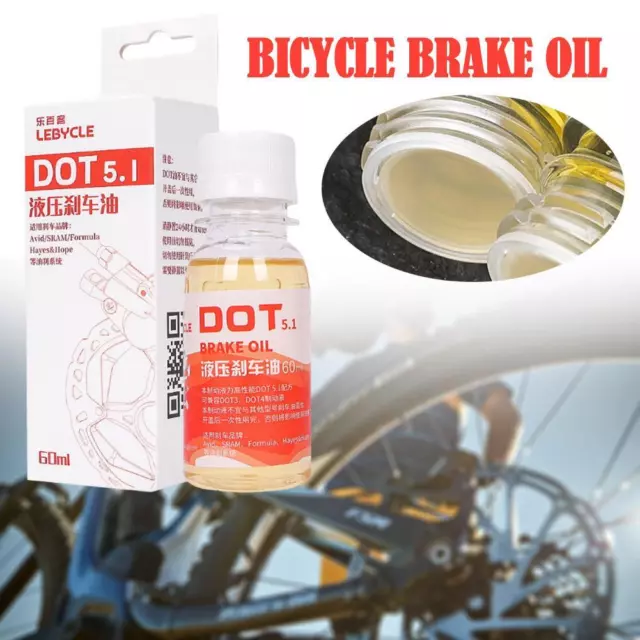 Mountain Bike Road Electric Bicycle Brake Oil Hydraulic Disc Fluid Brake To C5U2