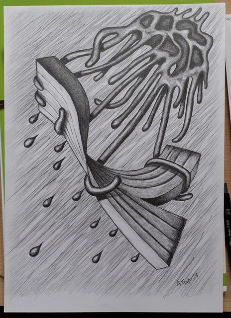 ORIGINAL ART. PENCIL Drawing. Surreal art. Not a print. £16.00 ...