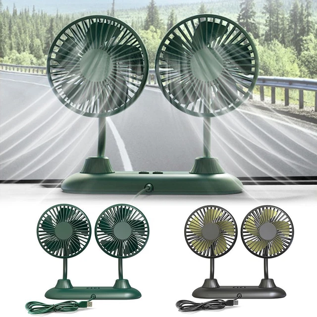 Ventilateur à double tête Refroidissement d'été Ventilateur de voiture