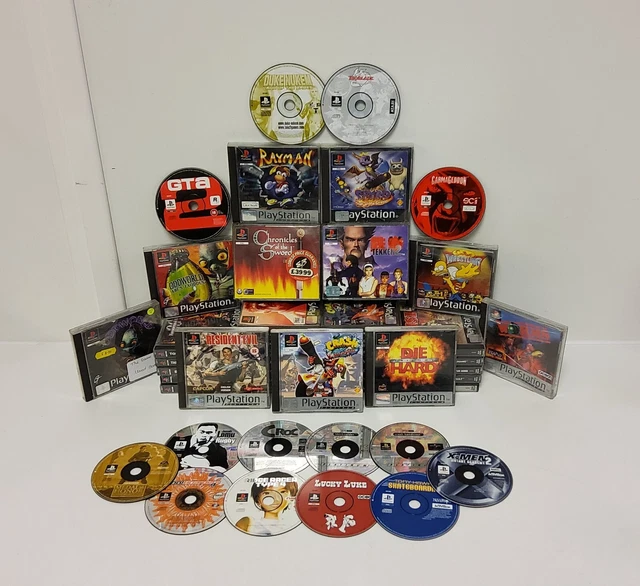 Ps1 Rpg Collection PS1 GAMES COLLECTION - Chronicles Spyro Worms Tekken Die Hard Resident ...
