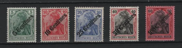 Deutsche Post in der Türkei aus Mi. 48-52 ** postfrisch Einzelmarken auswählbar