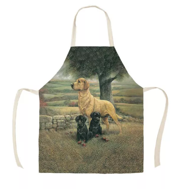 T0# Dog Mom and Son Linen Apron