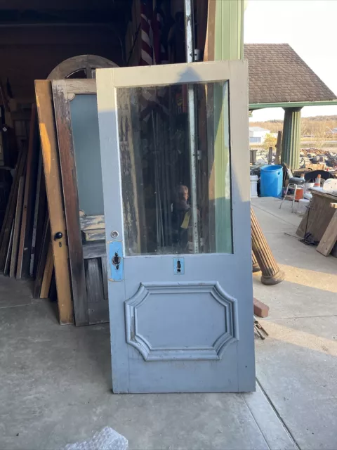 AN 696 antique beveled glass entry door 36 x 80 x 1.75.