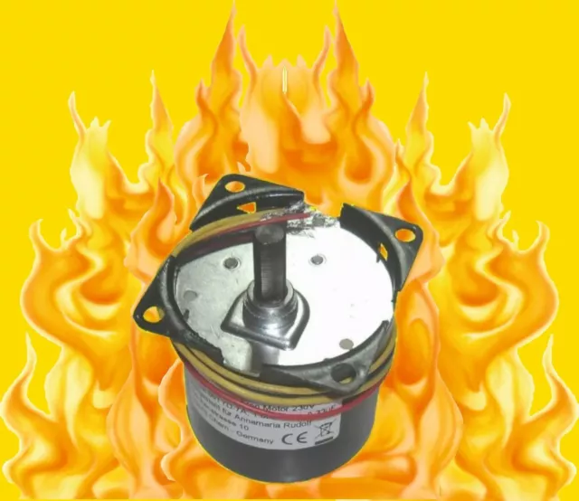AC 230V,Grillmotor,Getriebe-/Synchronmotor, 4,2 U/min,links-/rechtslauf,6Nm,NEU