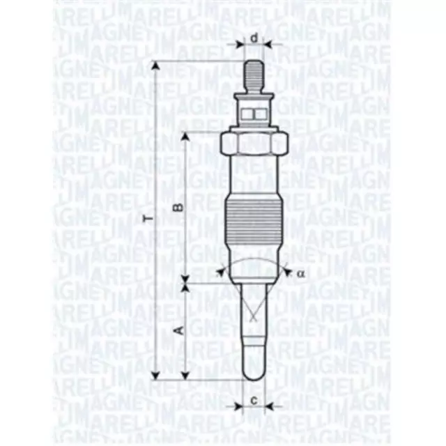 MAGNETI MARELLI Préchauffage pour Ford Escort Klasseic Break 1.8 Td Fiat Ducato