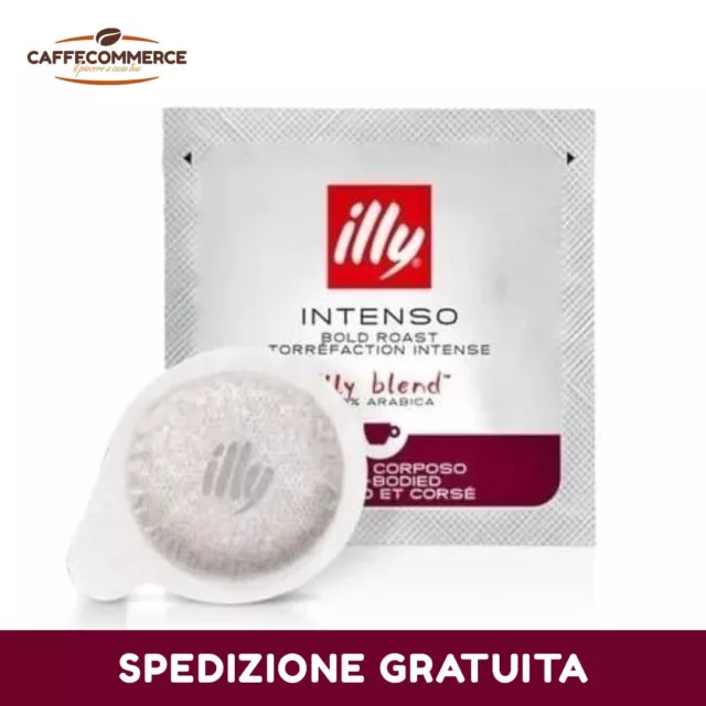 72 Cialde Filtro Carta ESE44 mm Caffè Illy Intenso - spedizione gratuita