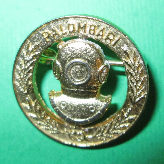 Palombari spilla distintivo da bavero - Marina Militare