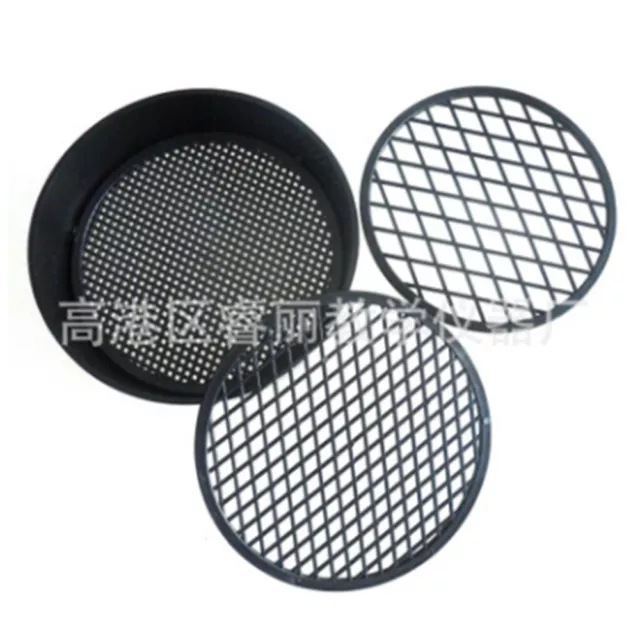 11cm Soil Sieve Mesh Plastic Gardening Tool With Replaceable Screen For Teaching