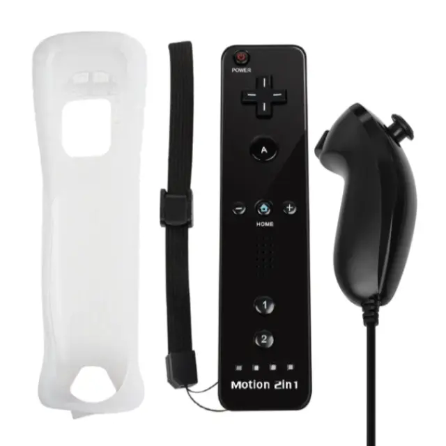 Telecomando Controller Wii con wii motion plus - Nero - FUNZIONANTE AL 100%