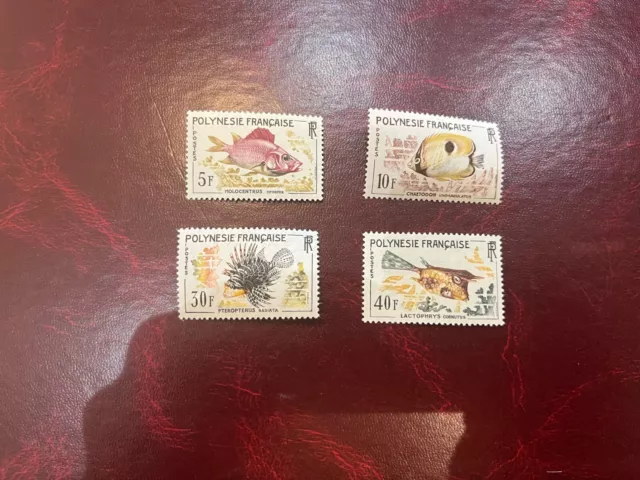 timbres Polynésie n° 18 à 21 neuf**