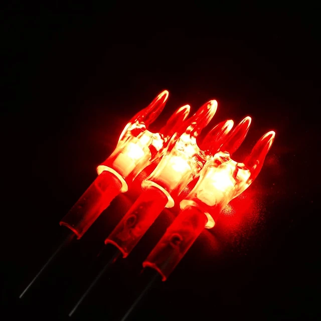 G/4.2mm Lighted Nocks for Arrows with .165".204" Inside Diameter 3PCS+X Bushings