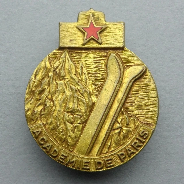 INSIGNE F.F.S. CHAMPIONNATS DE FRANCE DE SKI 1963 vosges la bresse EUR 25,00 - FR