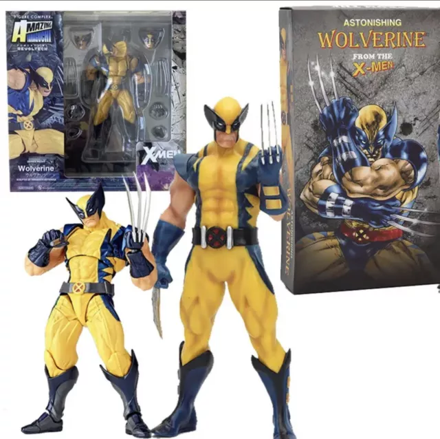 X Men Anime Xman Wolverine 6" Model Kaiyodo Revoltech Action Figure Toy S H F