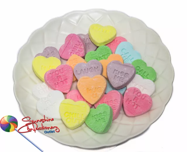 Conversation Hearts  - 1kg - Australian Made Wedding Favours, Old School Lollies