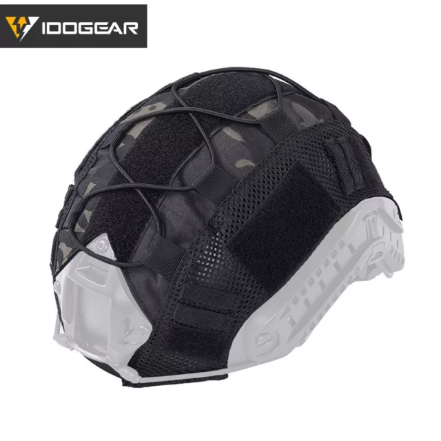 IDOGEAR Tactical Helmet Cover for FAST Helmet Camo BJ/PJ/MH Type Military Camo