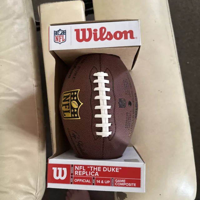 Wilson "The Duke" Official NFL Game Football Match Ball.