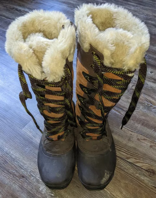 MERRELL WINTERBELLE PEAK opti warm waterproof womens brown boots