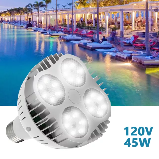 120V 45W Daylight White Swimming Pool Spa Light Led Bulb for Pentair Hayward