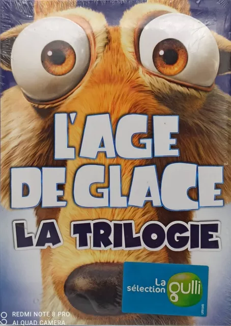 COFFRET 3 DVD L' AGE DE GLACE - LA TRILOGIE neuf sous blister