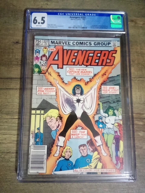 Avengers #227 CGC 6.5 Monica Rambeau Captain Marvel Joins Avengers Key MCU
