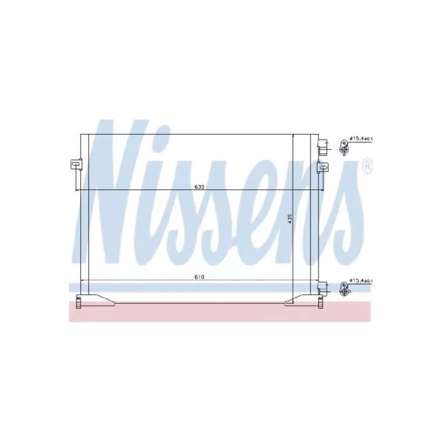 Genuine Nissens A/C Air Con Condenser - 940109