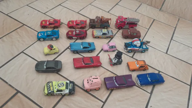 Disney Pixar Lot De 20 Voitures Cars De Course Lot 14 2