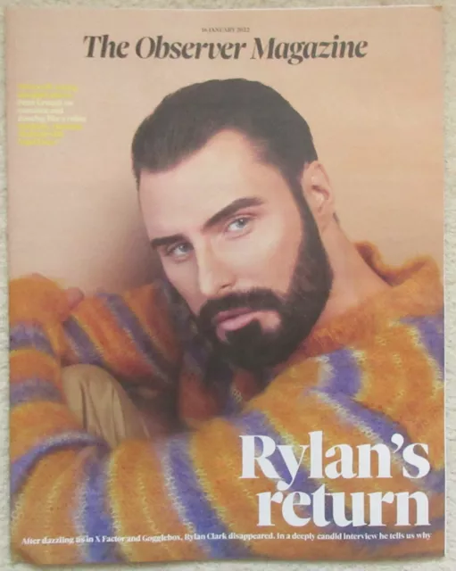 Rylan Clark – Peter Crouch - Observer magazine – 16 January 2022