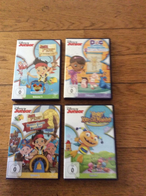 DISNEY JUNIOR [4 DVD] Disney Jake und die Nimmerlandpiraten Henry ...
