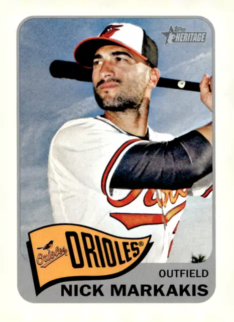 2014 Topps Heritage #106 Nick Markakis Orioles