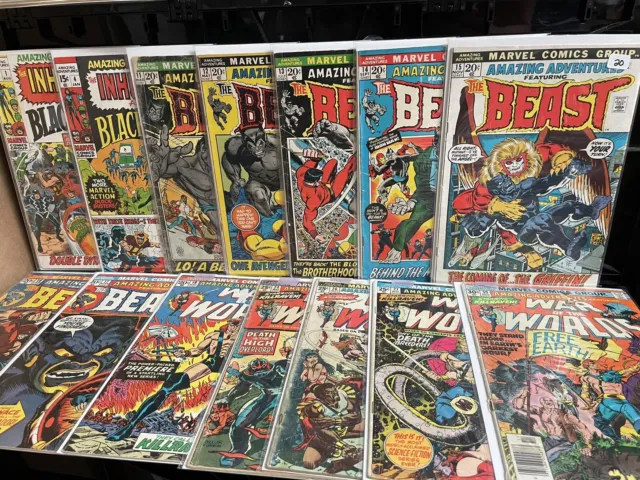 Amazing Adventures Comic Lot 14 Total 1 4 11 12 13 14 15 16 17 18 Beast Warlord