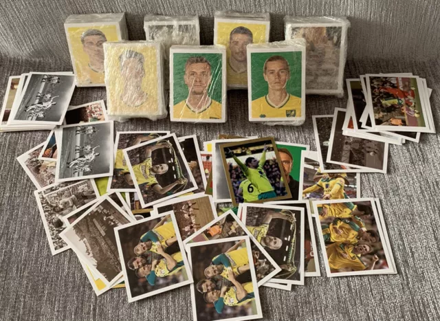 Offizielle Norwich City 2020-21 Fußballaufkleber Menge um 750