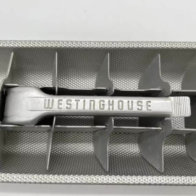 Vintage Westinghouse Aluminum Ice Cube Tray Makes 18 Cubes