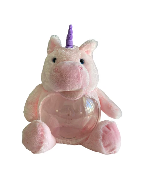 TEDDY TANK Fish Tank Plush Stuffed Pink Magical Unicorn Fish Bowl Belly Storage