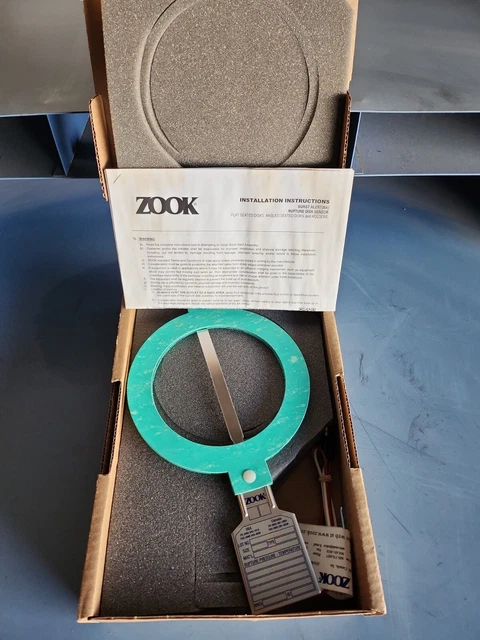 Zook Rupture Disc 4" B-A 190321-1356 (NEW)