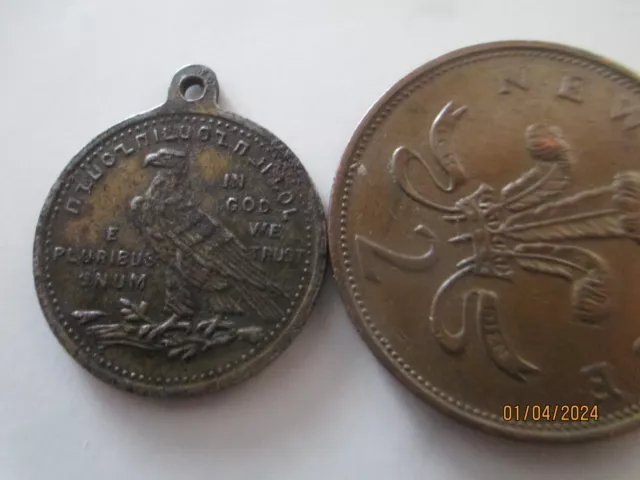 Usa Token Medallion Dated 1923 Imitating 1/4 Eagle Coin  German Made