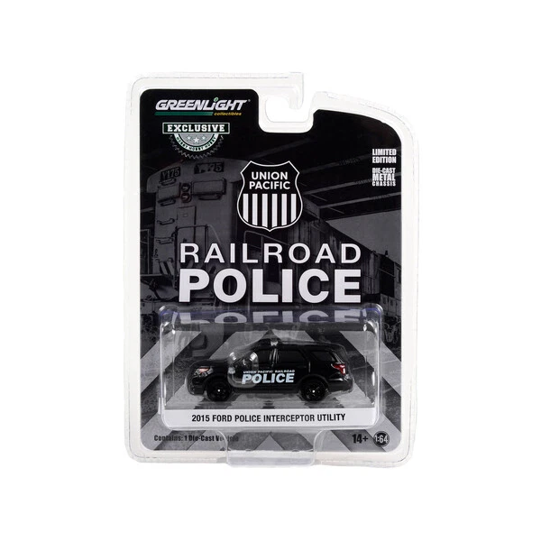 2015 Ford Police Interceptor Utility Black "Union Pacific Railroad Police" "H...