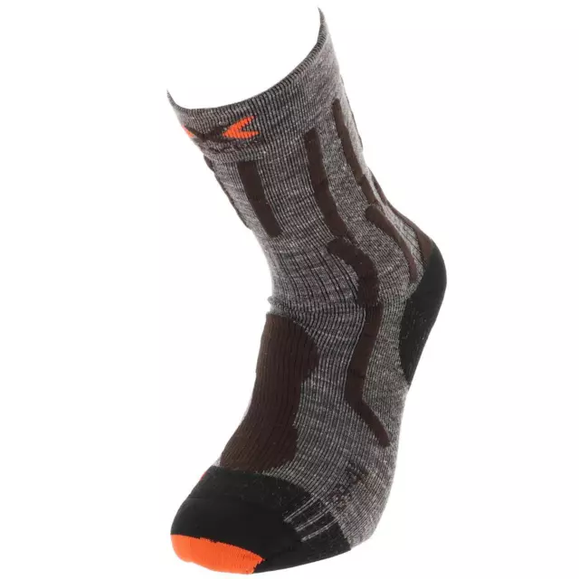 Chaussettes de marche randonnée X-socks Trek x linen choco  20214 - Neuf